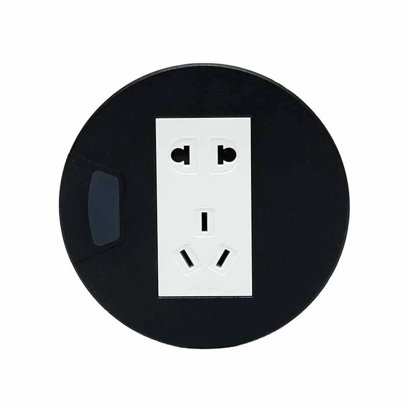 Tavola di cunferenza Power Grommet Socket cù USB