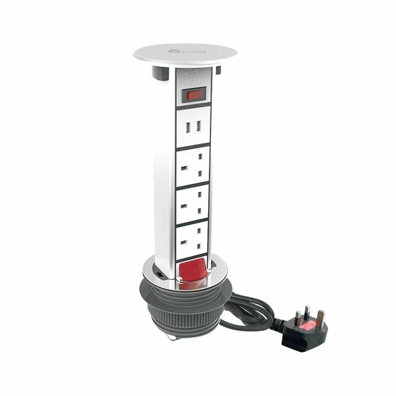 Table Pop Up Multi Estensione Elettrica Socket