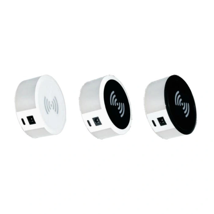 Ricarica wireless cù u culore LED caricabile